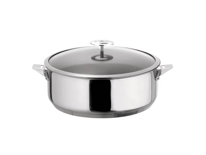 Cuisinox Eclipse Schmorpfanne, 24 cm, Keramikbeschichtung, mit Deckel
