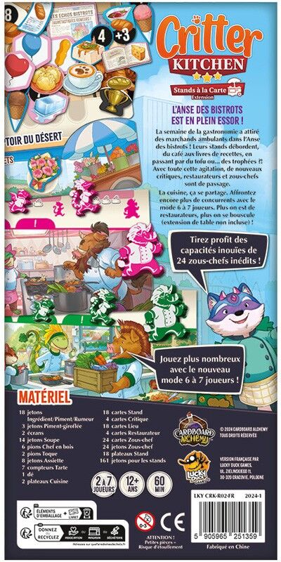 Lucky Duck Games Extension A La Carte - Critter Kitchen