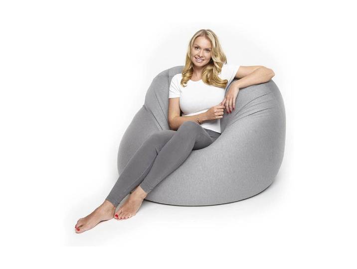 Sitzsack LUMALAND Flexi Comfort 380 L , grau (hellgrau), Sitzsäcke, Sitzsack