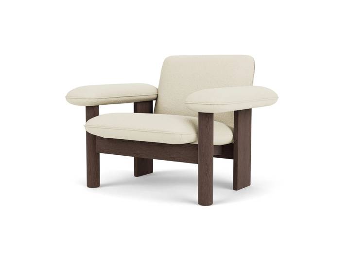 Audo Copenhagen Brasilia Sessel low back Dark oak-Baru 0200