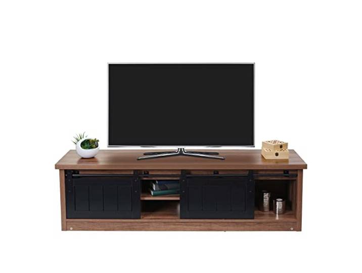 Mendler TV-Rack HWC-K75 43x150x40cm Industrial Metall - braun