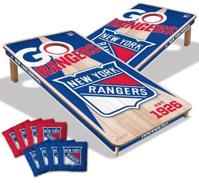 Skip's Garage New York Rangers NHL 2x4 Cornhole Board Set