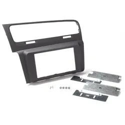  Radioblende VW Golf VII erhaben, schwarz, Soft Touch 