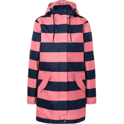 Tchibo - 3-in-1-Regenjacke - Damen - Gr. 44 - rosa/gestreift