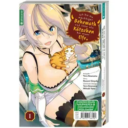 Ich bin ein mächtiger Behemoth und lebe als Kätzchen bei einer Elfe Double Pack 01 & 02 mit, Comics + Manga von Ginyoku Nozomi, Mitsuki Yano, Taro Sinonome