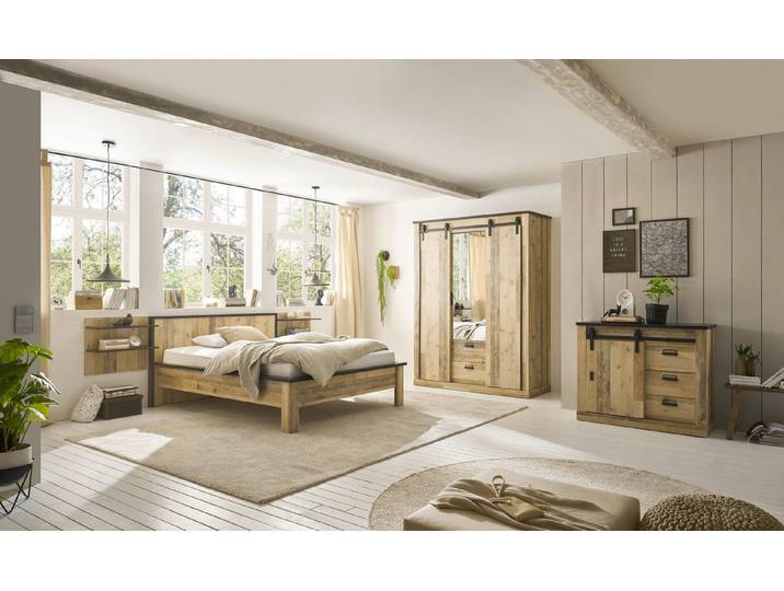 99rooms Schlafzimmer-Set Woodsher, (Set (5-St), Komplett Schlafzimmer), mit viel Stauraum, Soft-Close-Funktion, ohne Matratze & Lattenrost