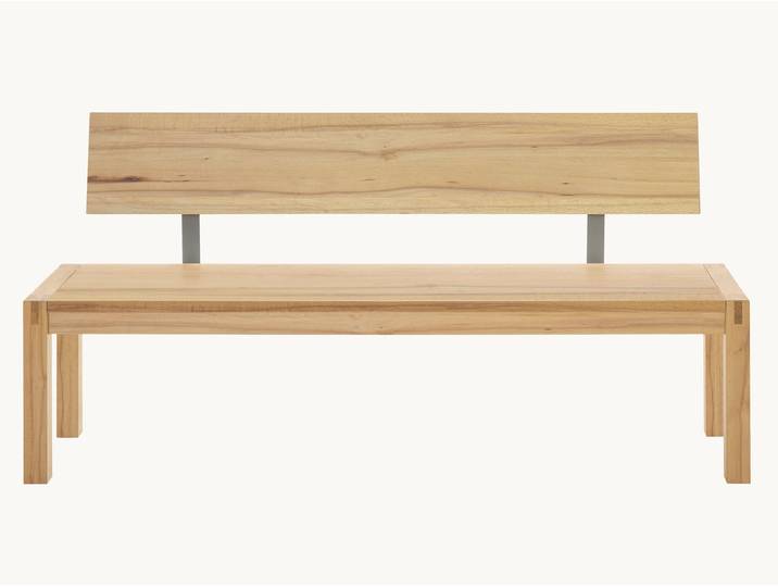 Sitzbank Imago - mit Lehne - 180 cm - Kernbuche