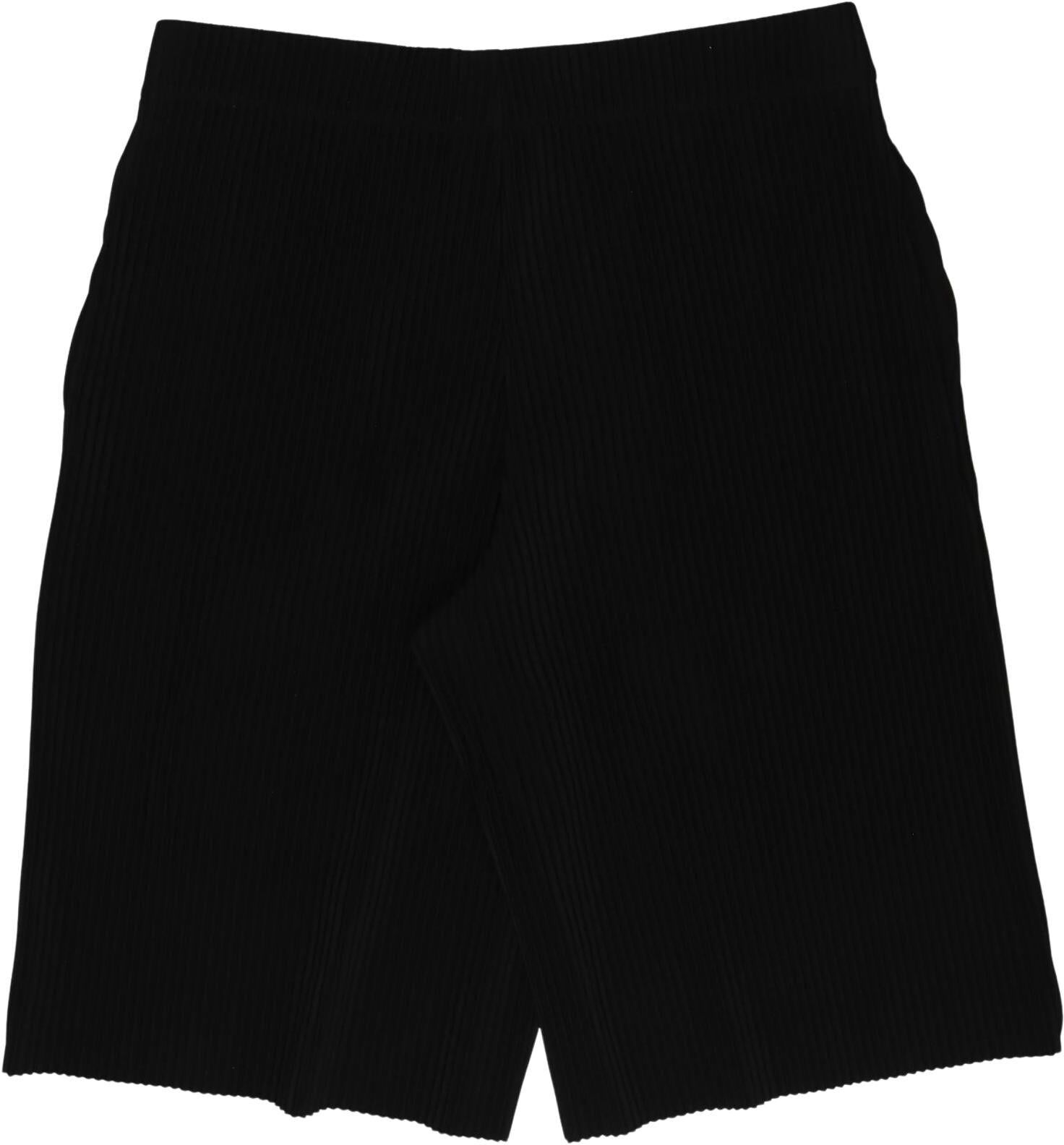 COS Damen Shorts, Schwarz, Gr. M, Synthetik / Elasthan - Second Hand