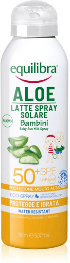 Equilibra Aloe Latte Solare Spray SPF 50+ Bambini 150 ml