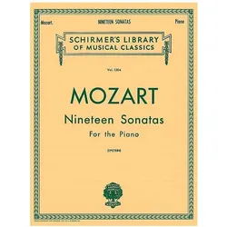 19 Sonatas - Complete: English/Spanish Schirmer Library of Classics Volume 1304 Piano Solo, Sachbücher von Amadeus Mozart Wolfgang