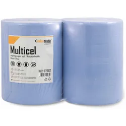 Industrade® Putztuchrollen 2-lagig blau