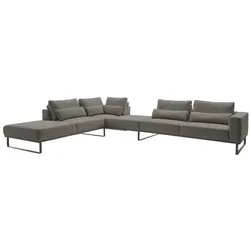 Musterring Ecksofa JustB! PM100 Stoff Grau Elephant