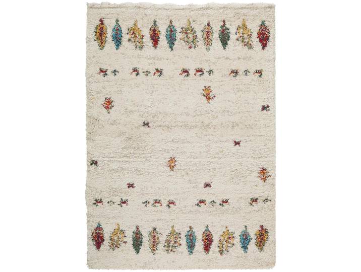 benuta Hochflorteppich Gobi Beige 120x170 cm, Rauten, Rechteckig, 120x170 cm, wasserabweisend, Teppiche und Böden, Teppiche, Hochflorteppiche & Shaggys