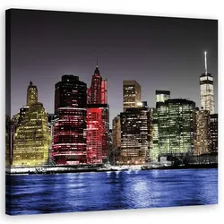 WANDBILD städte und architektur farbe