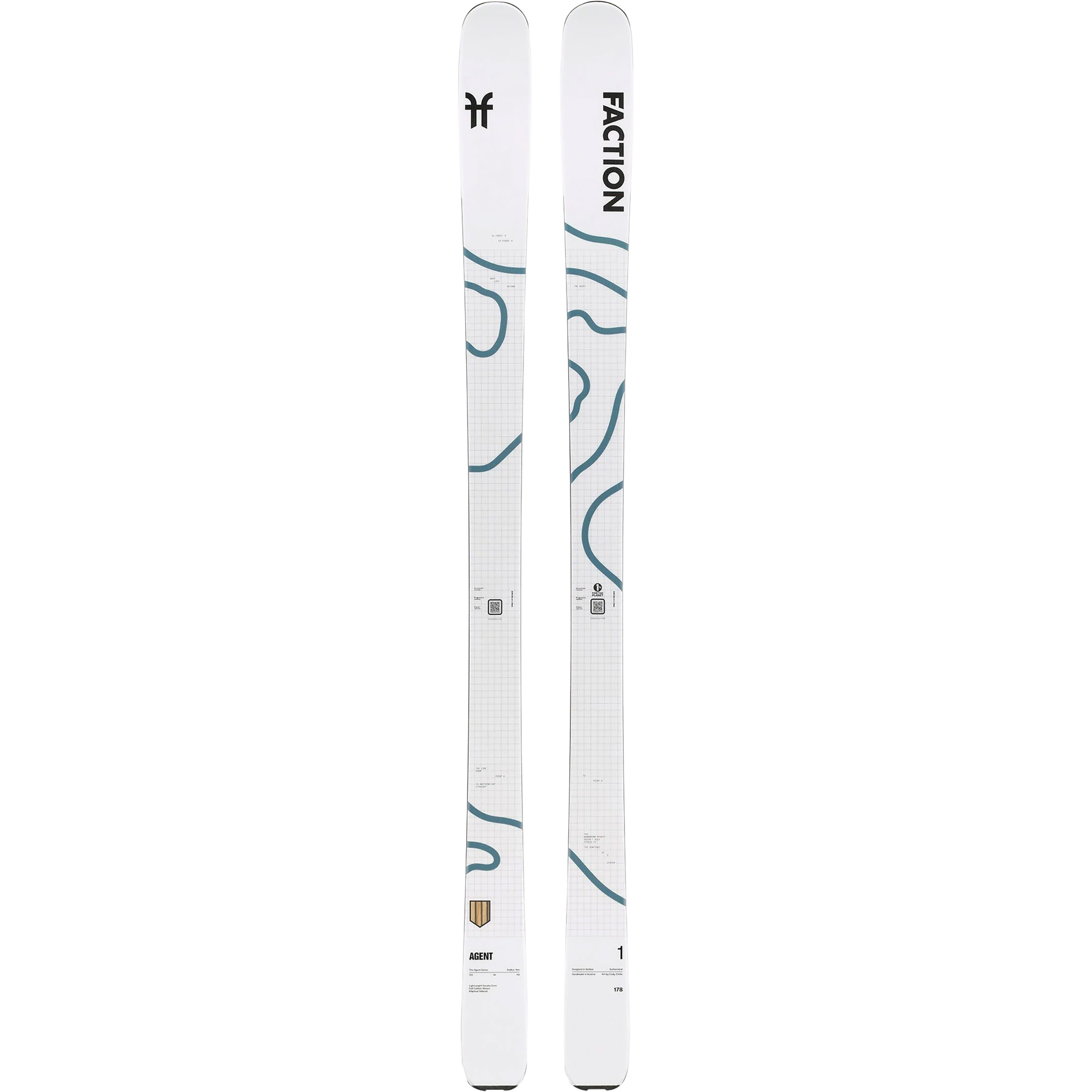 Faction Agent 1 Tourenski 26/27 Tourenski weiss Größe 186CM Trekking