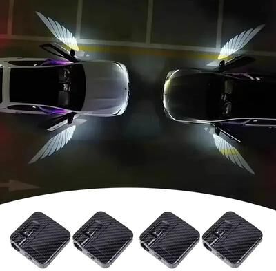 Uplift Treasures LED Angel Wing Car Door Welcome Projection Light 4pcs