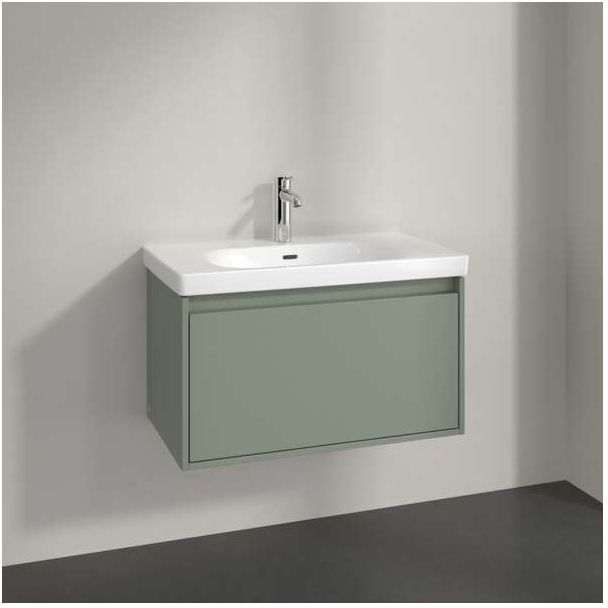 Villeroy und Boch Skyla Waschtischunterschrank C78600AF 1 Auszug, 772 x 436 x 439 mm, Soft Green