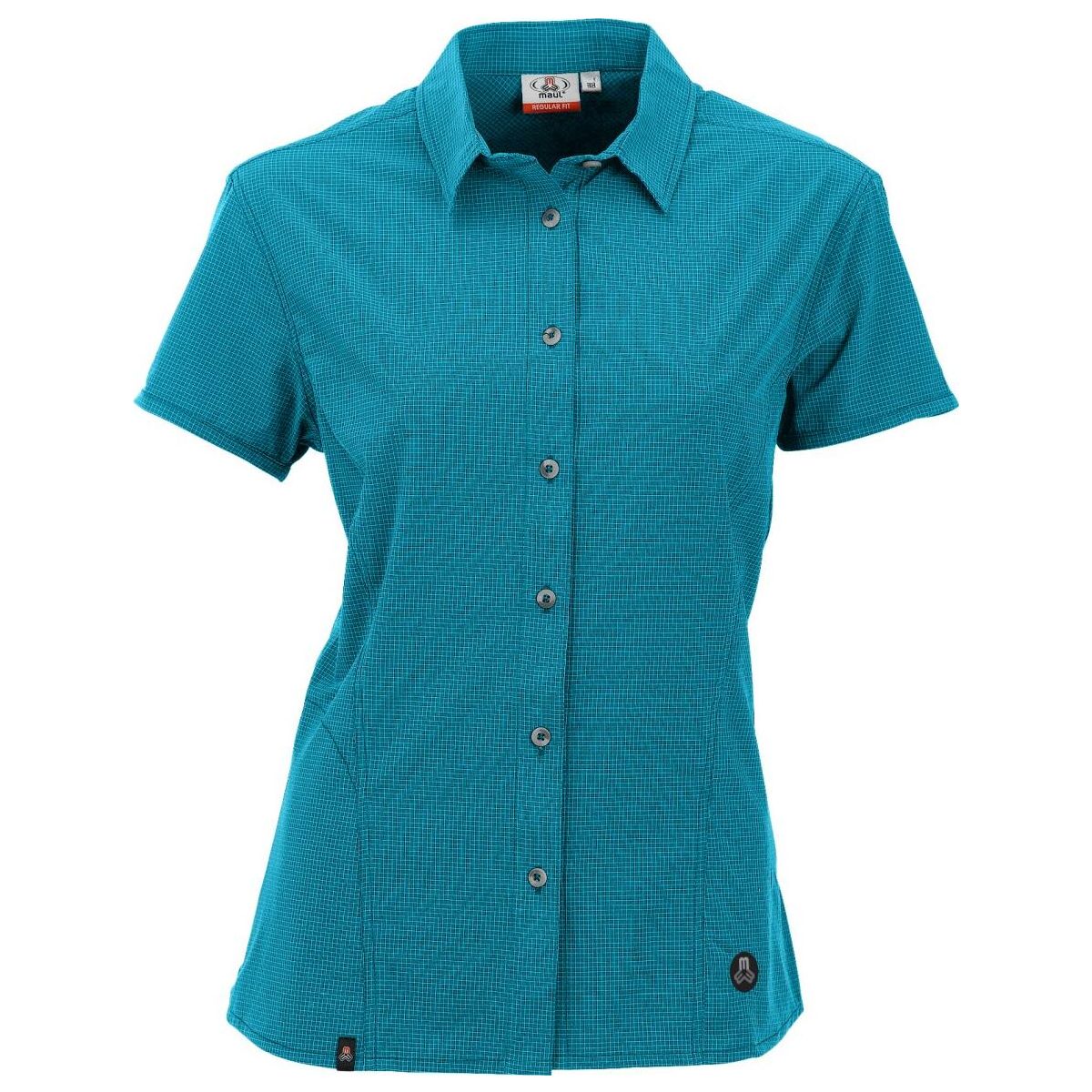 MAUL Sport Agile 3XT - 1/2 Bluse Karo elas. blue (17) 36 5131500402-17-36