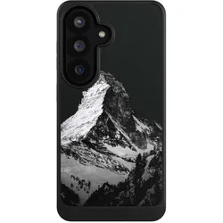 Nivocase Hülle für Samsung Galaxy S26 Handyhülle NIVOcore Case Schwarz Alpspitze Berg Schnee (Samsung Galaxy S26), Smartphone Hülle, Schwarz