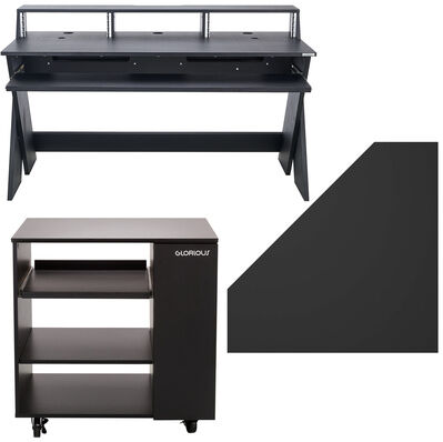 Glorious Sound Desk Pro Rack Bundle Noir