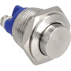 DELOCK 22039 - Drucktaster zum Einbau 16 mm 2 x Schraubklemme Taster sehr hoch