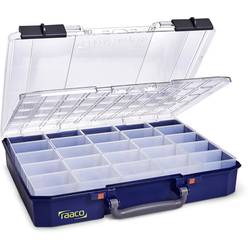 raaco CarryLite 80 5x10-25 DLU Sortimentskoffer Anzahl Fächer: 25 Druckverschluss, feste Unterteilung Box Inhalt 1 St. 145602