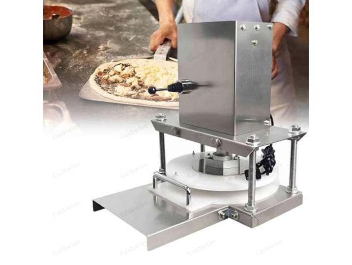 Teigroller, Teigausrollmaschine, Nudelmaschine, 8,66/9,84/11,8 Zoll elektrische Pizzateigpresse, manuelle Gebäckpresse für Pizzakrusten und Hackbraten,30cm