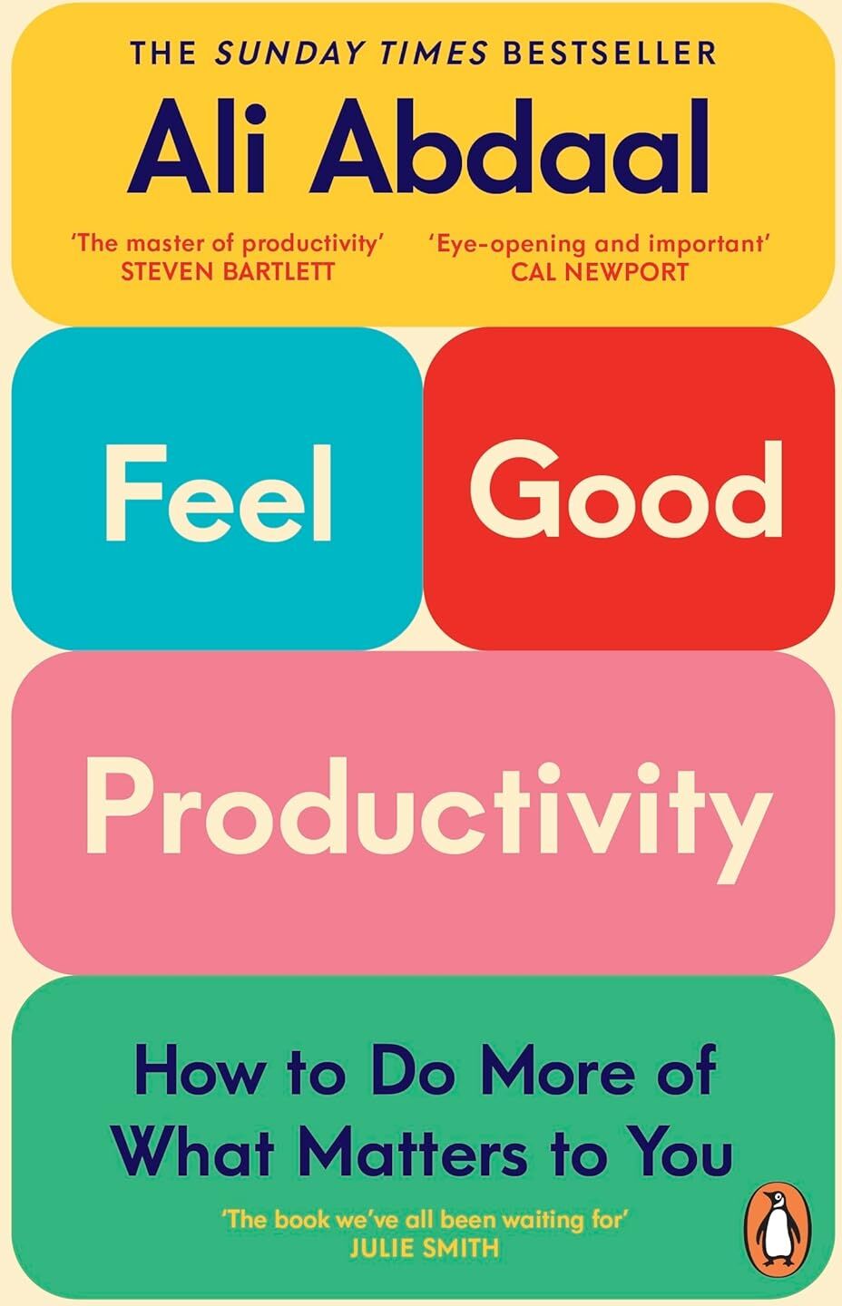 Cornerstone Feel-Good Productivity by Ali Abdaal - Paperback - Bestselling Self-Help & Productivity Book for Adults