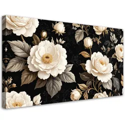 LEINWANDBILD Blumen 100x50cm