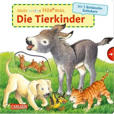 Mein erstes Hör mal (Soundbuch ab 1 Jahr): Die Tierkinder, Gebundene Ausgabe von Kyrima Trapp, Carlsen, 978-3-551-25473-3
