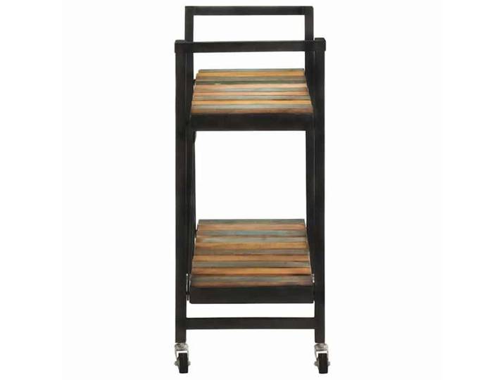 Desserte cuisine - Chariot de cuisine 87x36x81 cm - bois massif de récupération - design élégant - pour maison(43798）