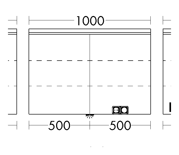 Burgbad Spiegelschrank Sys30 Preisgruppe 4 Sana 700x1000x170 Eiche Natur, SPQK100F6331 SPQK100F6331