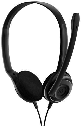 EPOS PC 8 USB On Ear Headset kabelgebunden Stereo Schwarz Mikrofon-Stummschaltung, Lautstärkeregelung Computer
