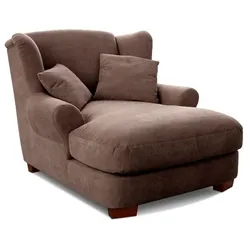 sit & more Longseat-Sessel Oase Stoff Grau Taupe