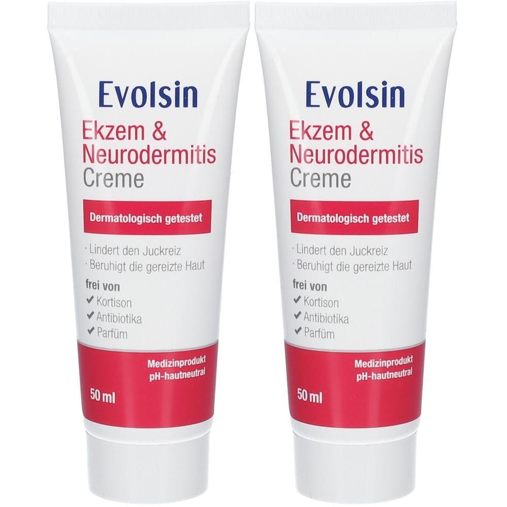 Evolsin Ekzem & Neurodermitis Creme 2x 2x50 ml