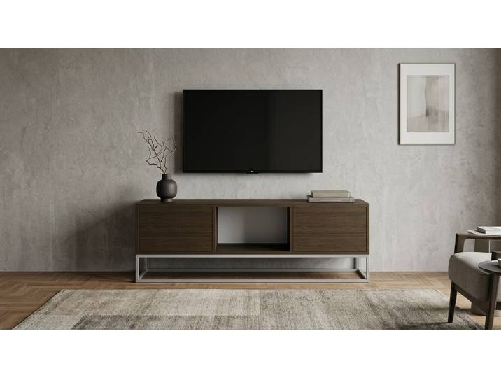 TV Sideboard aus Massivholz Eiche geräuchert Natur geölt