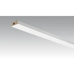 MEISTER Vierkant-Deckenabschlussleiste 2380 x 15 x 40 mm 20103 Softwood weiß