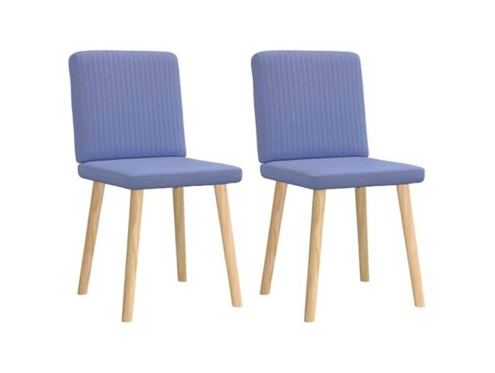 HKLGBVCR Esszimmerstühle, Jeansblau, 2 Stück Elegantes Design, Sitzfläche aus dickem Schaumstoff, weicher Polyesterbezug, Rahmen aus Metall und Holz, Esszimmer