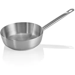 4x Schneeschlagkessel, Ø 20 cm, 2,5 ltr., Chromnickelstahl