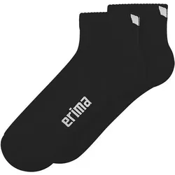 ERIMA Erima Unisex Socken PERFORMANCE socks 2pack, Größe 35-38 in Schwarz 012