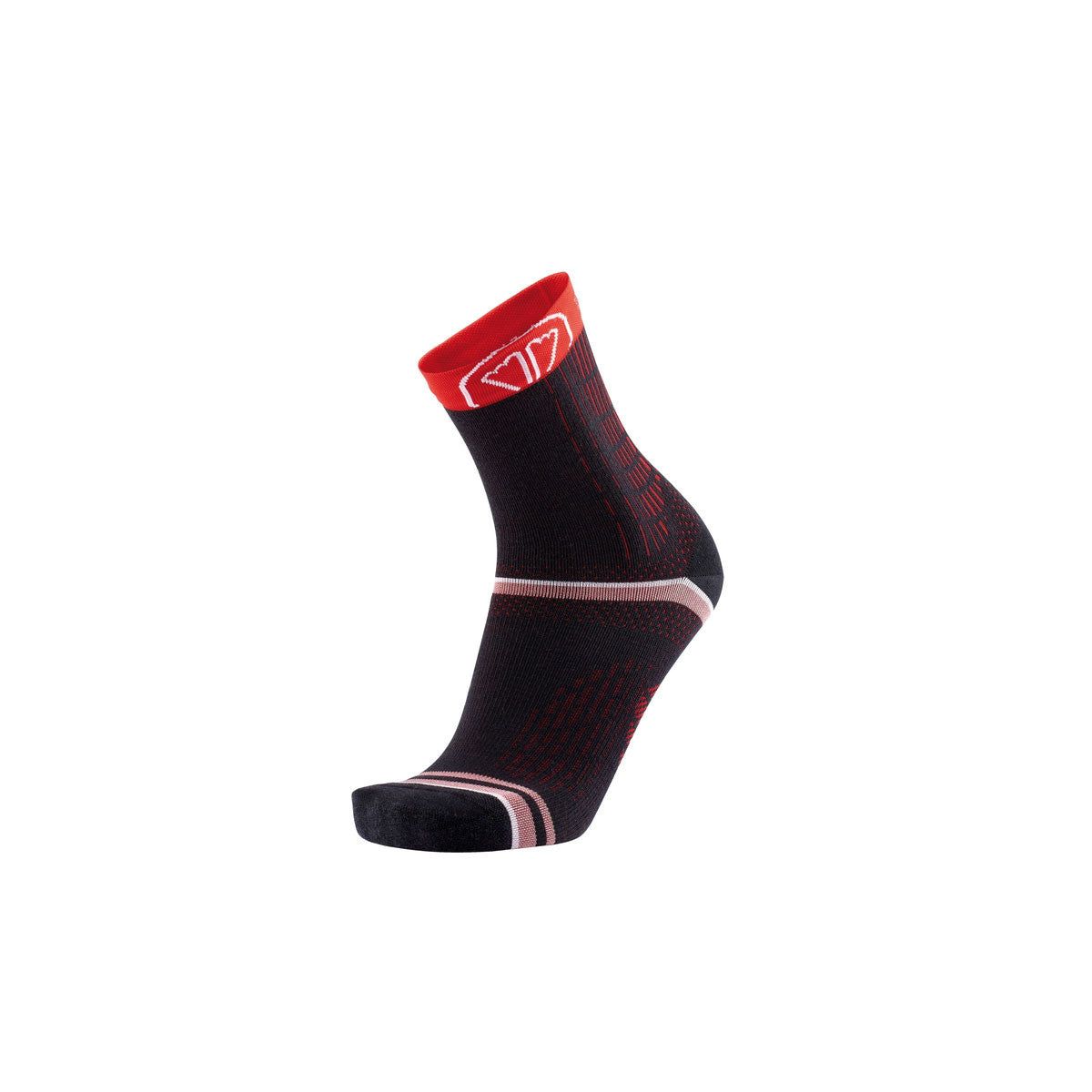 Sidas Winter Run Unisex Socks schwarz/rot (076) 35 326971000-076-35