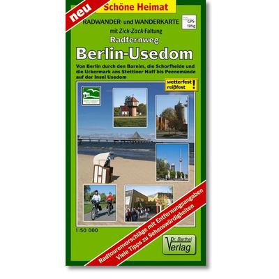 Radwander- und Wanderkarte Radweg Berlin-Usedom, Sonstige von Verlag Barthel, Barthel, A, 978-3-89591-196-5