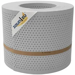zaun zu® Sichtschutzstreifen PP Premium Gelocht 20 Prozent Streifen Lichtgrau 26m