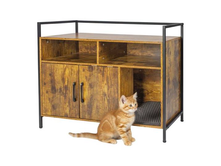 Relaxdays Katzenschrank für Katzenklo
