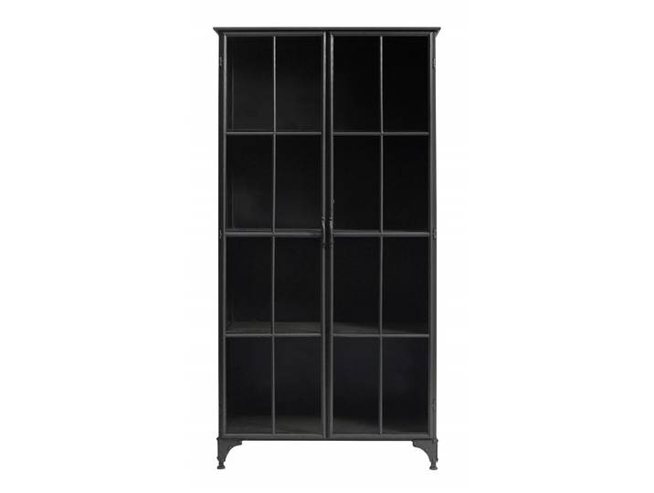 Nordal Downtown ijzeren kast - zwart 97x44x184cm