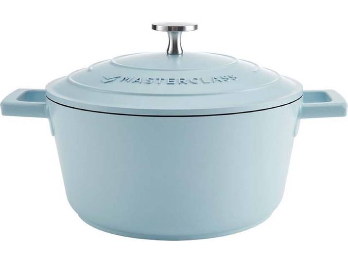 MasterClass Hemelsblauwe Aluminium Braadpan\, 2\,5L