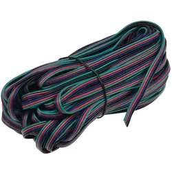 ChiliTec RGB LED-Stripes Anschlusskabel 20m-Ring, 4-adrig rot-grün-blau-schwarz