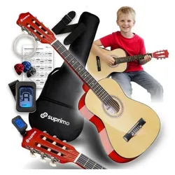 Suprimo JRC SET NT gitara klasyczna 1/4 naturalna (Konzertgitarre), Gitarre, Braun