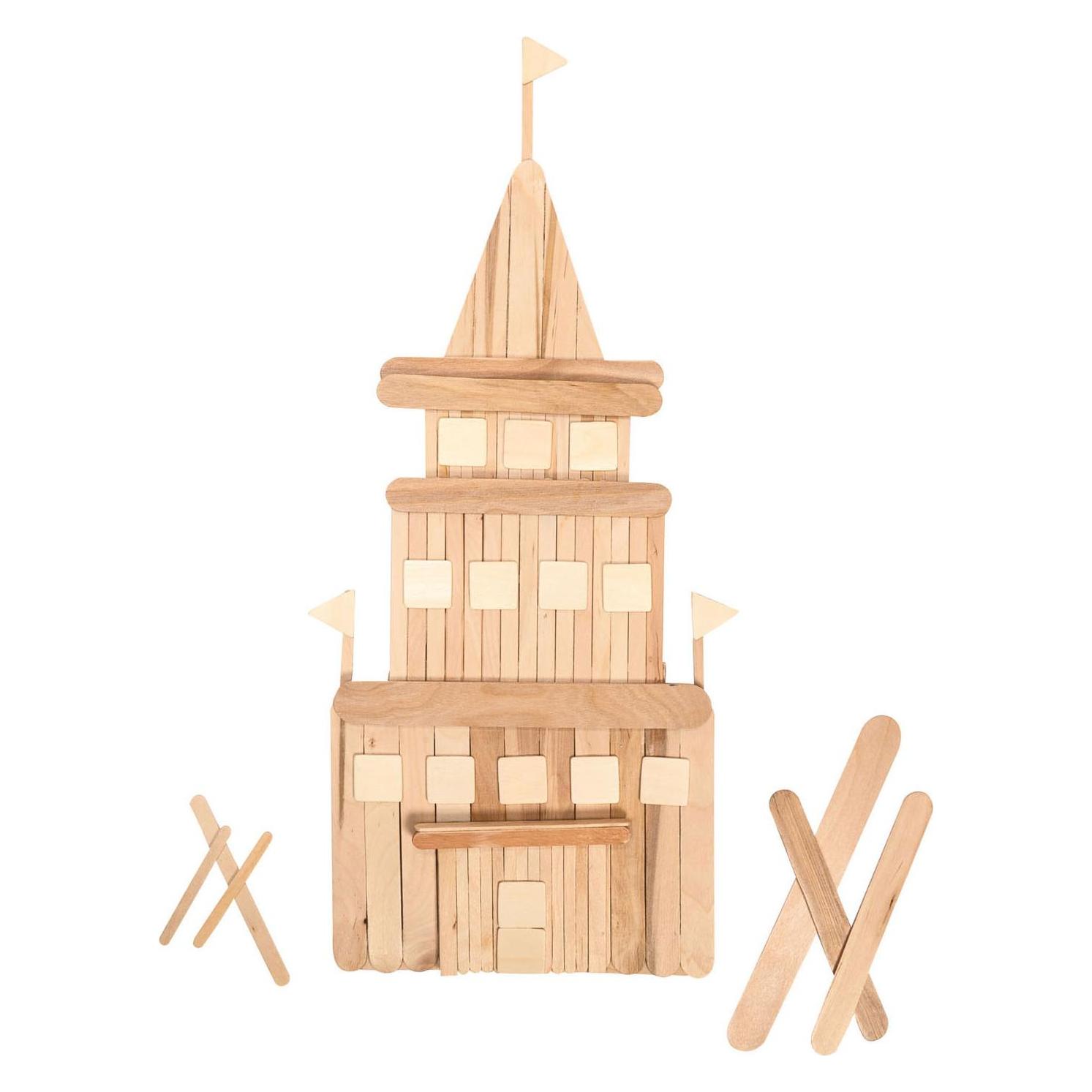 Colorations Bastelstäbchen aus Holz, verschiedenes Klassenzimmer-Set, 12 (44428988)