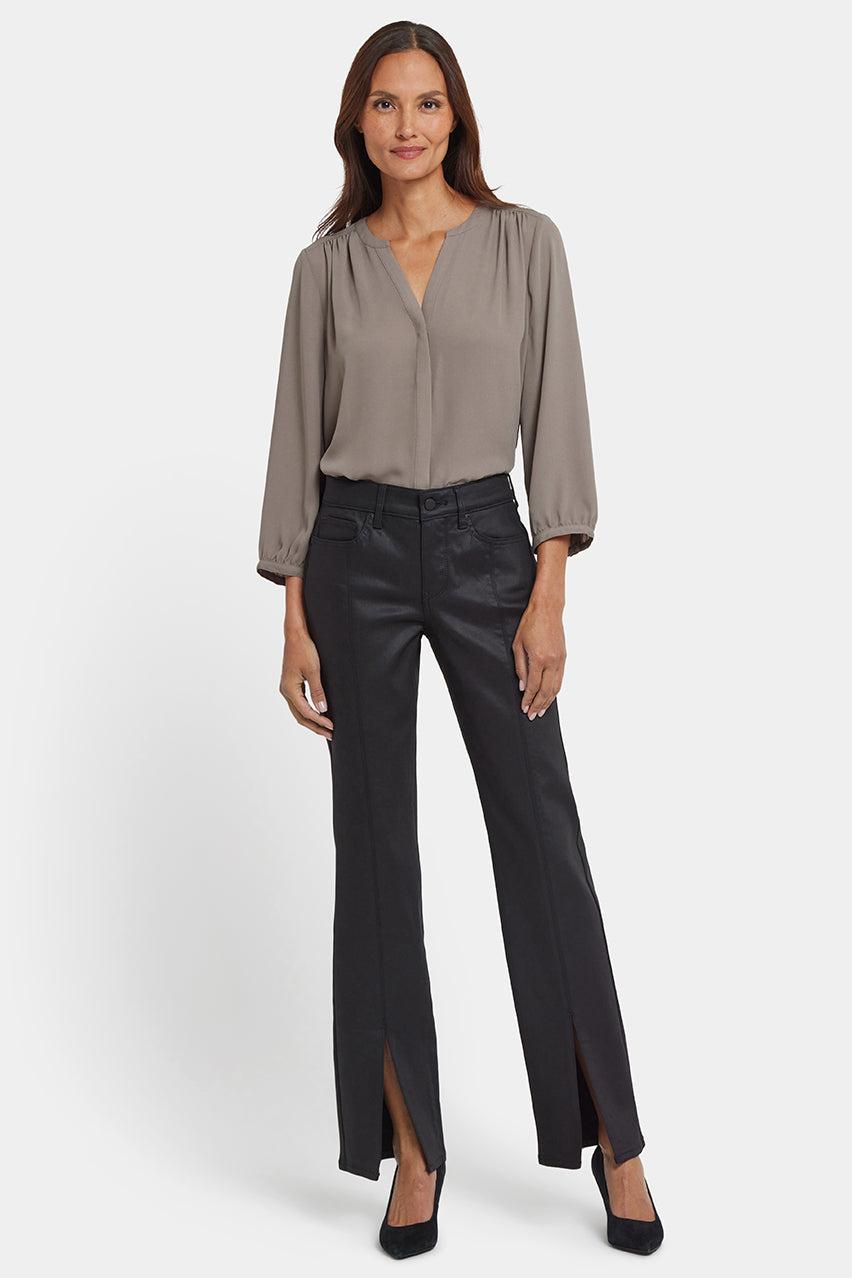 Gecoate Marilyn Straight Jeans | Zwart Gecoat